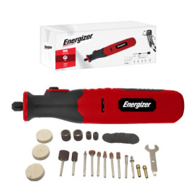 Meuleuse de Précision Sans Fil Energizer - Outil Multifonction Compact avec 40 Accessoires