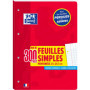 Lot de 2 Packs de Feuilles A4 Détachables Oxford - 300 Pages Seyès