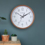 Horloge Murale Atomique en Bois La Crosse Technology - 32,5 cm Noyer