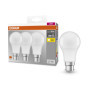Pack de 3 Ampoules LED Osram B22D 8,5W - Lumière Blanche Chaude