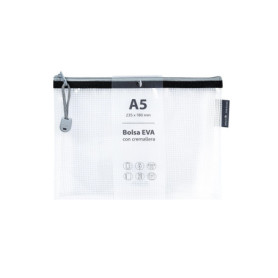 Sac à fermeture éclair Grafoplás A5 en EVA transparent - Protection et style