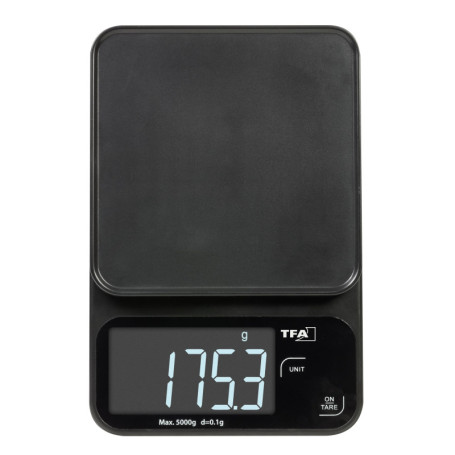 Balance de Cuisine Numérique TFA Dostmann - Précision 0,1 g, Écran LCD, Fonction Tare