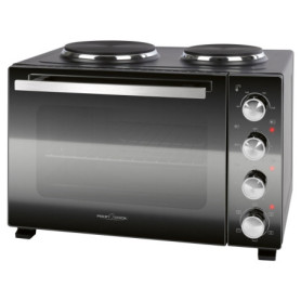 Mini-four ProfiCook® 32L avec plaques de cuisson et broche rotative