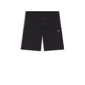 Short en Coton Stretch BOSS pour Hommes avec Logo Brodé