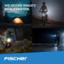 Kit d'Éclairage LED Rechargeable pour Vélo - Feux Avant et Arrière Fischer