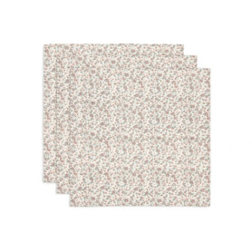 Lot de 3 Langes en Gaze de Coton Retro Flowers - Douceur et Polyvalence
