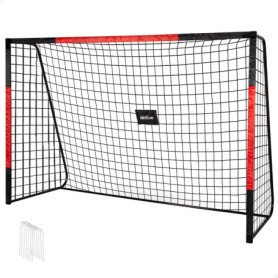 But de Football AKTIVE en Acier Démontable 300x120x200 cm avec Filet