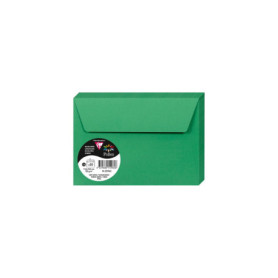 Enveloppes C6 Vert Sapin Auto-Adhésives Clairefontaine - Lot de 20
