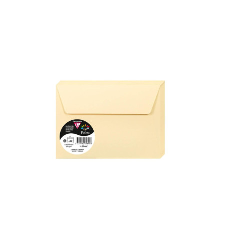 Enveloppes C6 Chamois Auto-Adhésives Clairefontaine - Lot de 20