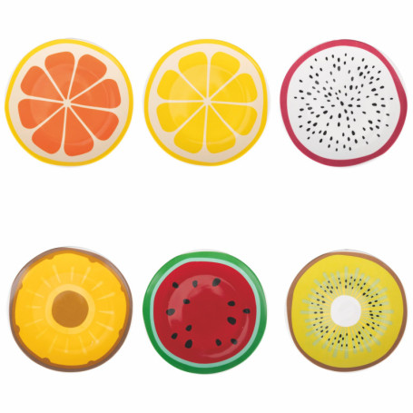 Set de 6 Assiettes à Fruits en Porcelaine - Villa d'Este Home Tivoli