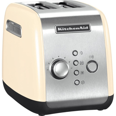 Grille-Pain Automatique 2 Tranches Crème KitchenAid 5KMT221EAC