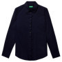 Chemise en Mousseline de Coton Bleu pour Femmes - United Colors of Benetton