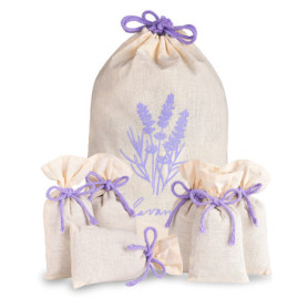 LALAVANDA Lot de 6 Sachets Parfumés à la Lavande - Protection Naturelle contre les Mites