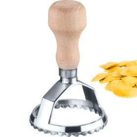 Westmark Roulette à Ravioli en Bois de Hêtre - Coupe-Cercle Pratique pour Pâtisserie