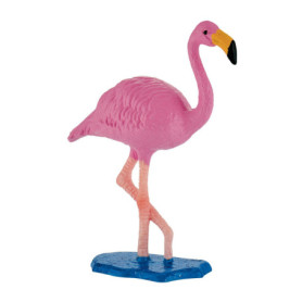 Figurine Flamant Rose Peinte à la Main - Bullyland 7 cm