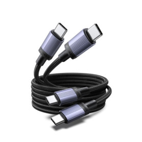 UGREEN Câble USB C vers USB C 240W - Charge Rapide Nylon Tressé 3M
