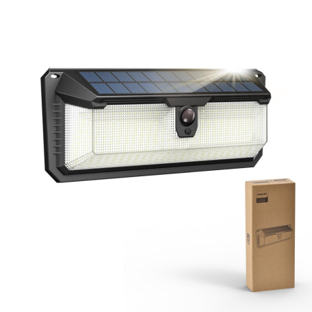 Philips Lampe Solaire Extérieure avec Détecteur de Mouvement - 258 LEDs