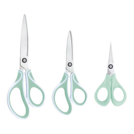 Set de Ciseaux Vaessen Creative - 3 Pièces Ergonomiques pour Bricolage et Scrapbooking