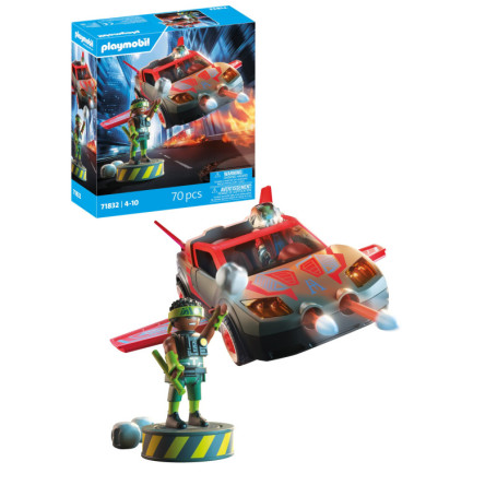 Véhicule Multifonctionnel Playmobil Heroes avec Figurine