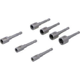 Jeu d'Extracteurs de Vis et Écrous BGS 74562 - 7 Pièces pour Perceuses