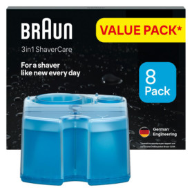 Recharge Braun 3-en-1 ShaverCare pour un Nettoyage Optimal des Rasoirs