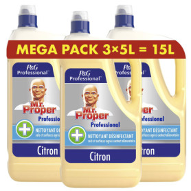 Mr. Propre Nettoyant Multi-Surfaces Citron 15L - Brillance Durable