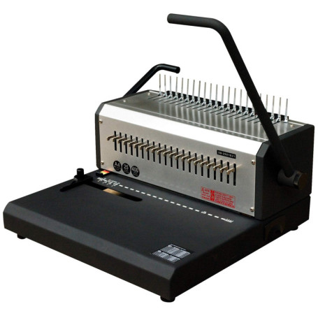 Pavo Perforelieur Professionnel pour Anneaux Plastique 21 Trous - Gris