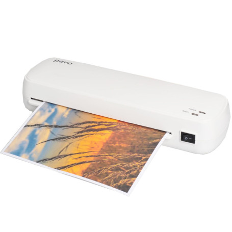 Pavo Plastifieuse A3 Alaska Ignite Noir et Blanc avec Pochettes Incluses