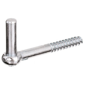 Gond à visser en J Alberts - Kit de 10 crochets électro-galvanisés