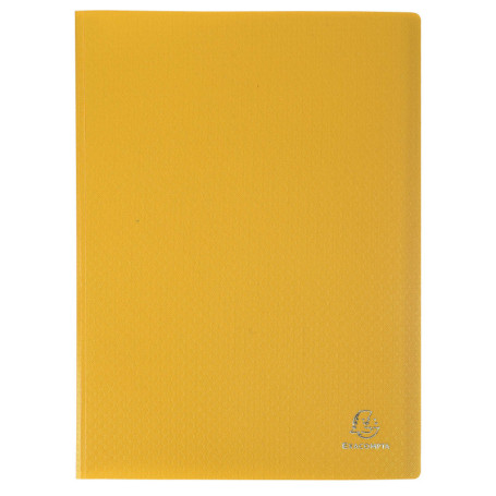Protège-documents OPAK Exacompta - 50 pochettes A4 antireflet - Couverture jaune