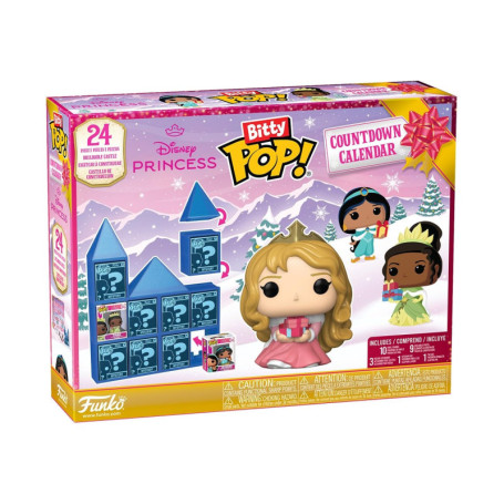 Calendrier de l'Avent Funko Bitty Pop! Disney Princess - 24 Surprises Magiques