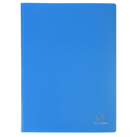 Exacompta Protège-documents OPAK - Carton de 10 Pochettes A4 - Couverture Bleu Clair
