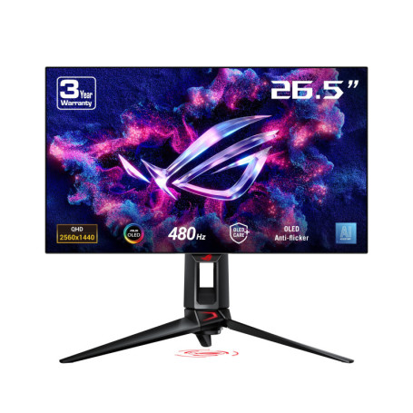 Écran ASUS ROG Swift OLED PG27AQDP 26.5" QHD 480Hz pour Gaming