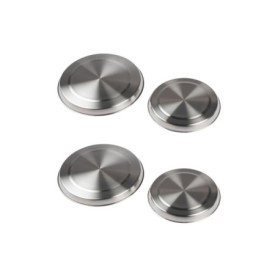 Lot de 2 caches plaques de cuisson en inox - Fackelmann