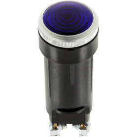 Voyant Lumineux Bleu Restagraf - Indicateur Visuel 12V - Blister de 2