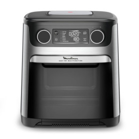 Moulinex Easy Fry 15L - Friteuse sans huile et multicuiseur 9 en 1, Acier Inoxydable