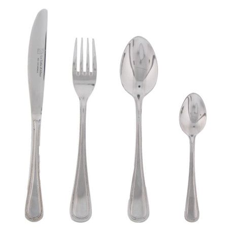 Ménagère 24 Pièces en Acier Inoxydable - Coffret Cadeau Argenté