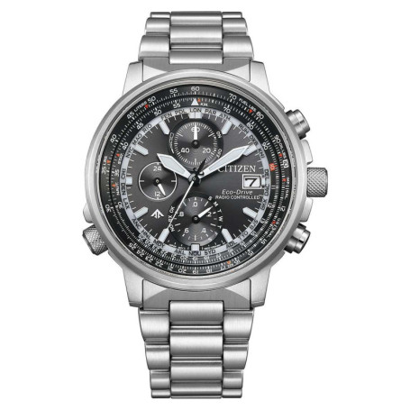 Montre Citizen Promaster Sky RC AT8300-58E - Chronographe Solaire avec Aiguilles Lumineuses