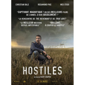 Hostiles - Film Western avec Christian Bale en DVD