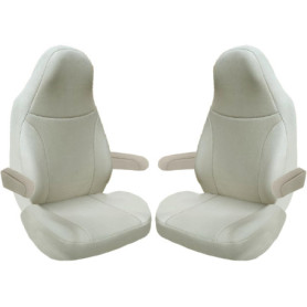 Housses de Siège sur Mesure pour Camping-Car Fiat Ducato - Beige