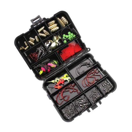 VOANZO Kit Complet de 128 Accessoires de Pêche en Acier Inoxydable