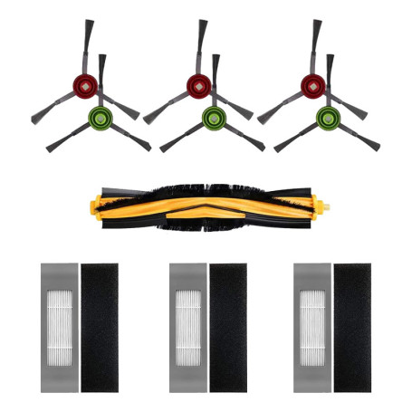 Kit de Rechange pour Aspirateur Robot Ecovacs Deebot OZMO T8 - 10 Accessoires
