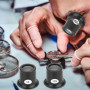 Loupe d'Horloger Professionnelle avec Lentilles en Verre - Grossissement 5X à 20X