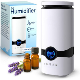 Humidificateur d'Air Retoo 4L Silencieux pour Bébé et Plantes