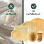 Lot de 25 Assiettes à Pizza en Feuille de Palmier Ø 30 cm - Biodégradables et Jetables