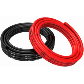 Câble en Silicone 8 AWG Flexible 5m - Haute Résistance YUNIQUE
