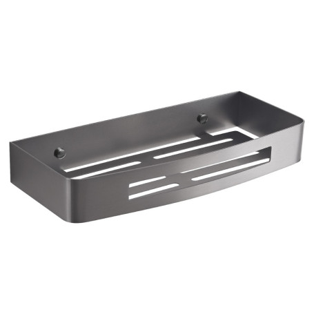 Panier de Douche Gedy NERVA en Acier Inoxydable Graphite