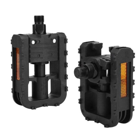 Pédales Pliantes Antidérapantes avec Bandes Réfléchissantes pour Vélo