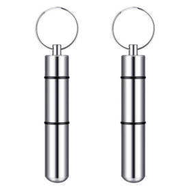 FIBOUND Boîtes à Cure-Dents Portatives en Aluminium Étanches - Idéales pour Voyager et Pique-Niques