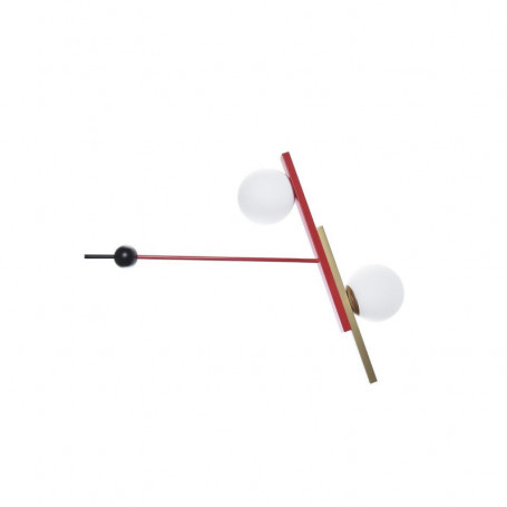 Suspension DKD Home Decor Rouge Noir Doré Blanc (64 x 20 x 120 cm) 139,99 €